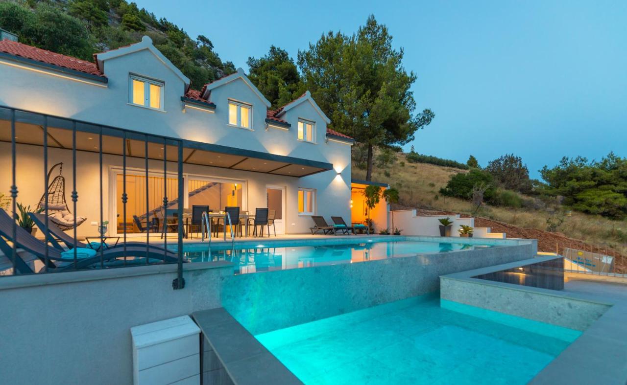 Villa Kruna With Breathtaking View Murvica  Exteriér fotografie